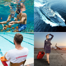 Load image into Gallery viewer, holiday and career change swimming preparation with private swimming lessons