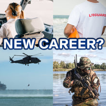 Load image into Gallery viewer, professions requiring swimming competency tests pictured together